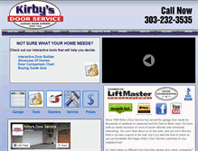 Tablet Screenshot of kirbysdoor.com